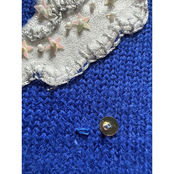 Design Options by Philip & Jane Gordon Angel Christmas Cardigan Sweater XXL - Picture 13 of 14